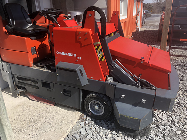 Underground Parking Lot Sweeper